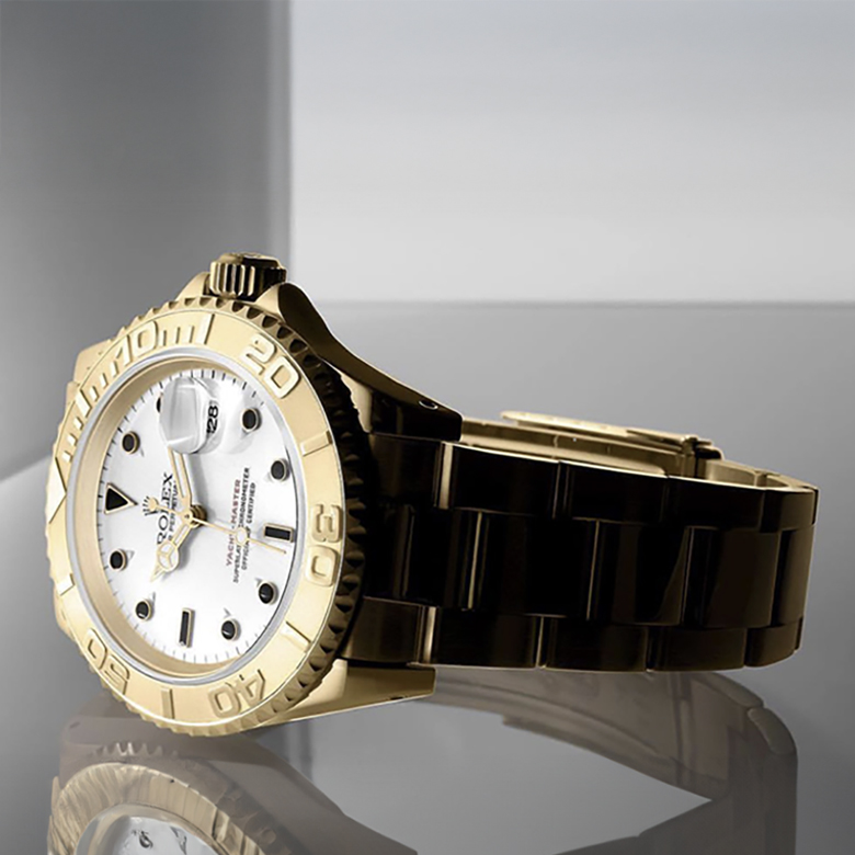 The Yacht-Master, the emblematic Rolex nautical watch.