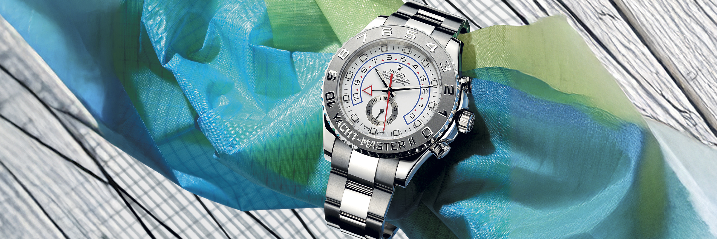 The Yacht-Master II, a unique regatta chronograph.